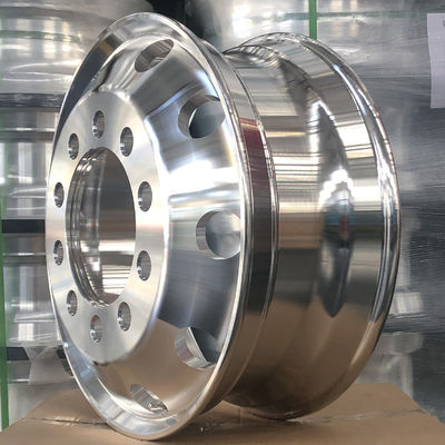 12R Larghezza di autobus Ruote in alluminio 22.5 per Zhongtong Bus Concave Design